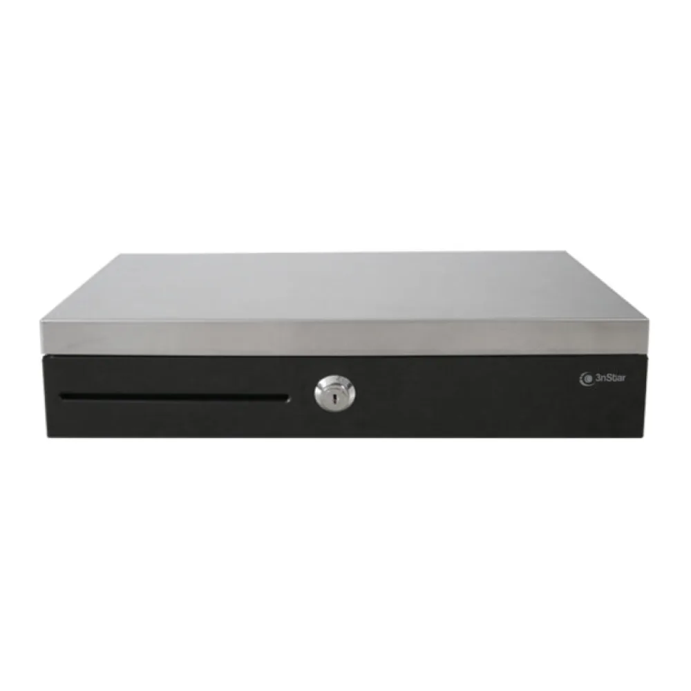 3NSTAR Gaveta de Dinero Metálica con Tapa Plegable de Acero Inoxidable POS-CDF20
