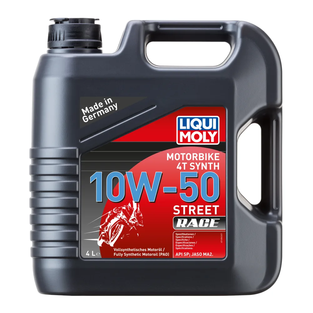 Aceite de Moto 10W50 Motorbike 4T Synth Street Race 4 L Liqui Moly