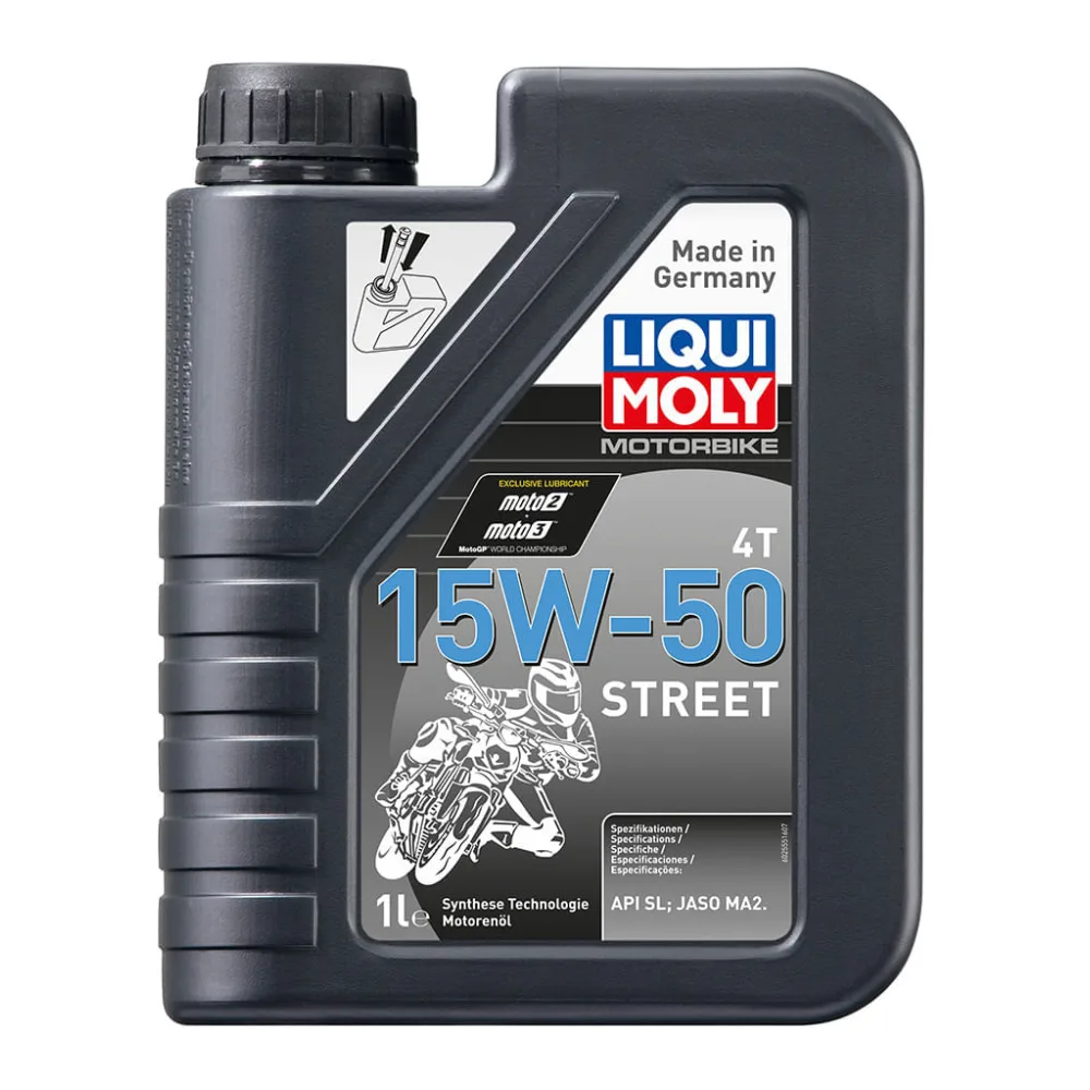 Aceite de Moto 15W50 Motorbike 4T Street 1 L Liqui Moly