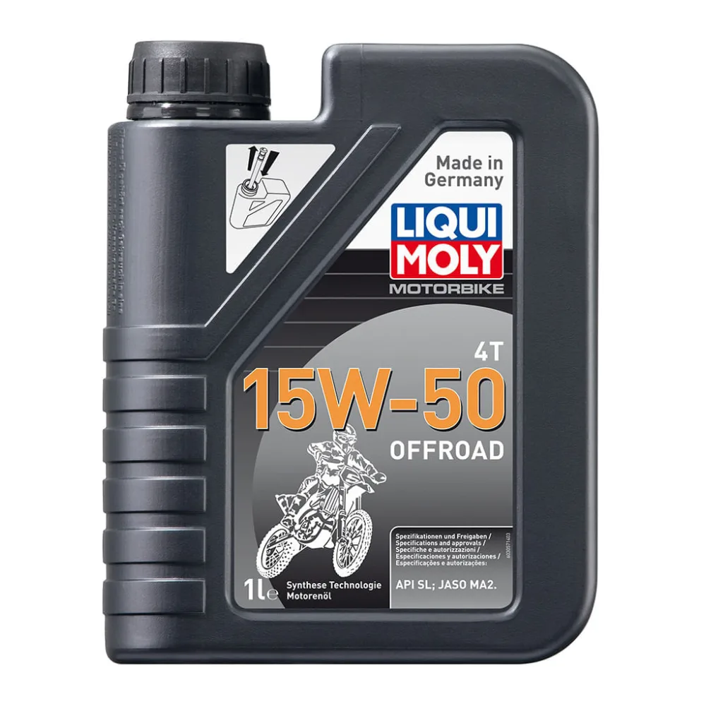 Aceite de Moto 15W50 Motorbike 4T Synth Offroad 1 L Liqui Moly