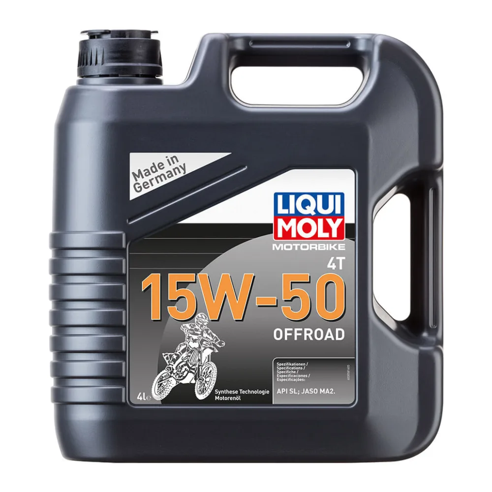 Aceite de Moto 15W50 Motorbike 4T Synth Offroad 4 L Liqui Moly