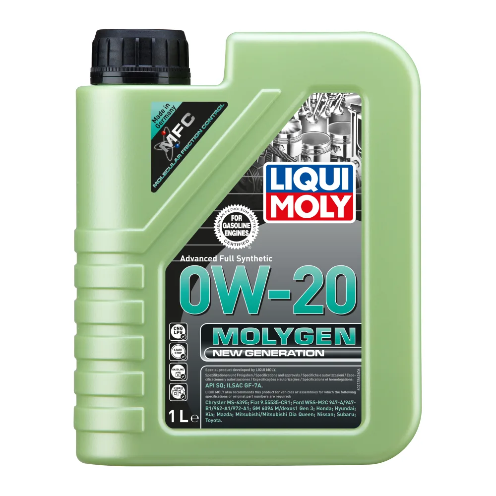 Aceite de Motor 0W20 Molygen New Generation 1 L Liqui Moly