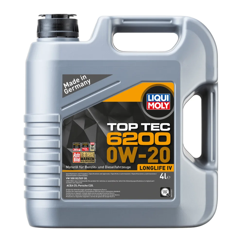 Aceite de Motor 0W20 Top Tec 6200 4 L Liqui Moly