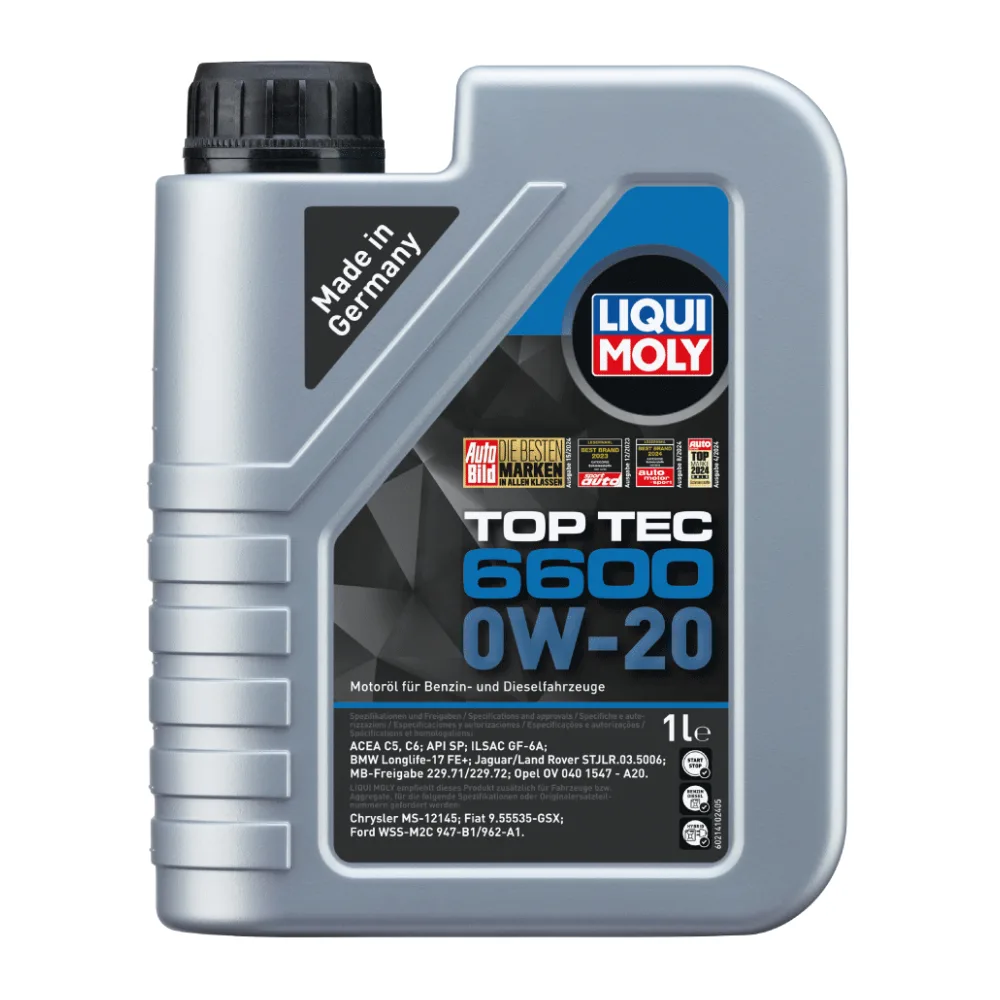 Aceite de Motor 0W20 Top Tec 6600 1 L Liqui Moly