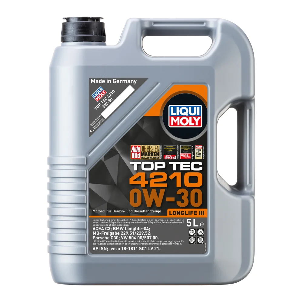 Aceite de Motor 0W30 Top Tec 4210 5 L Liqui Moly