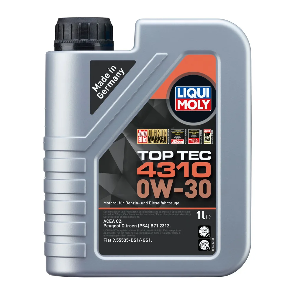 Aceite de Motor 0W30 Top Tec 4310 1 L Liqui Moly
