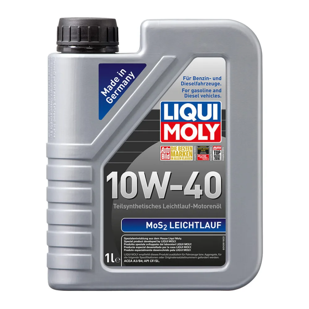 Aceite de Motor 10W40 MOS2 Leichtlauf 1 L Liqui Moly