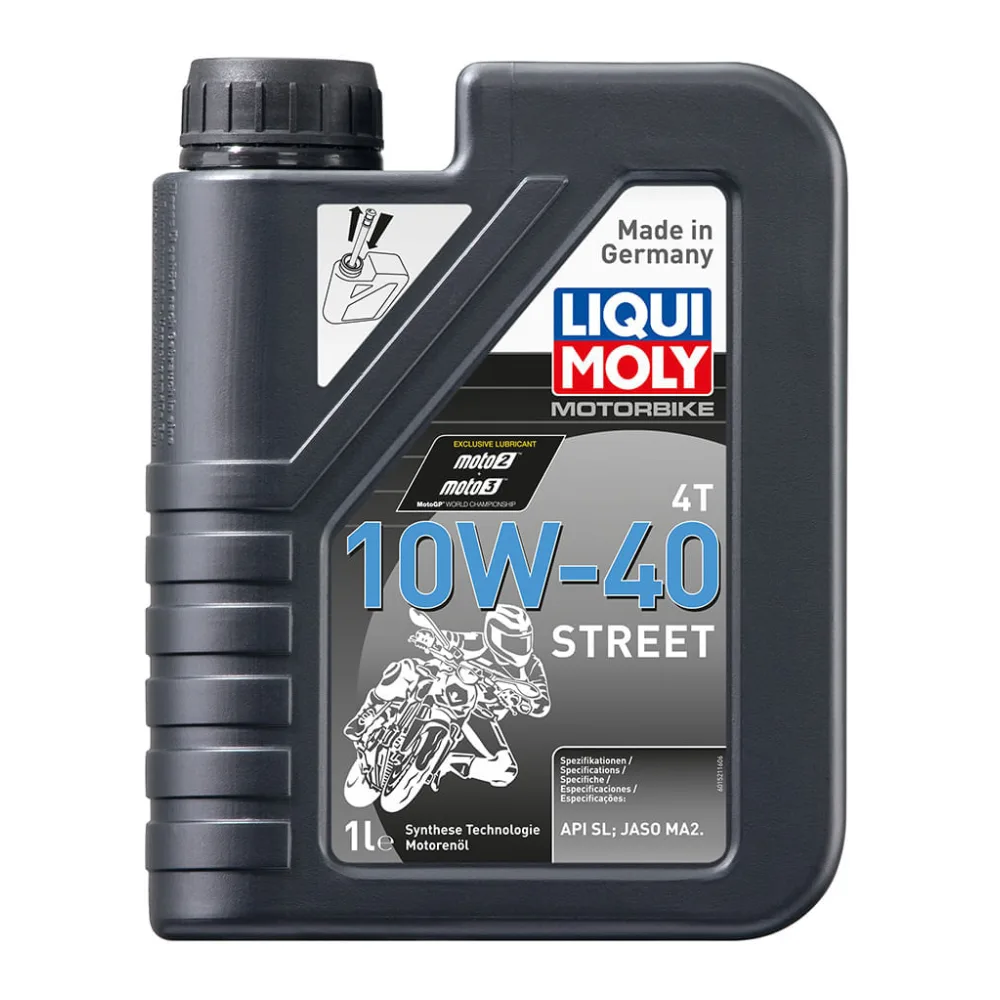 Aceite de Motor 10W40 Motorbike 4T Street 1 L Liqui Moly