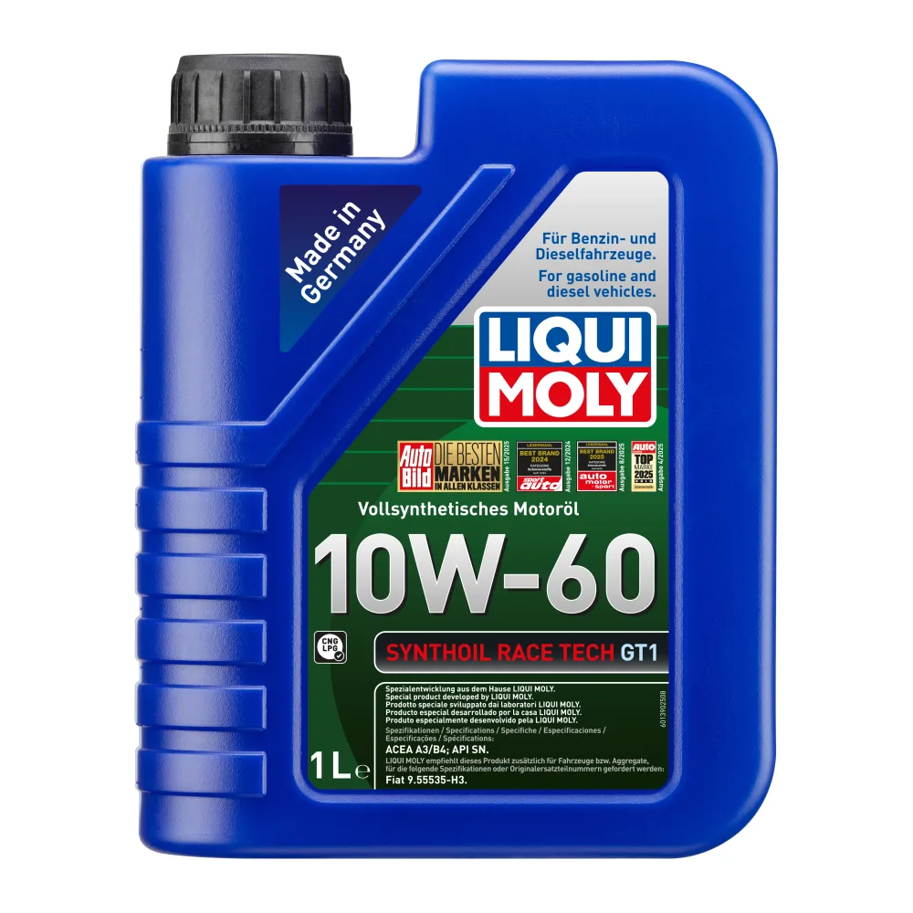 Aceite de Motor 10W60 Synthoil Race Tech GT1 1 L Liqui Moly