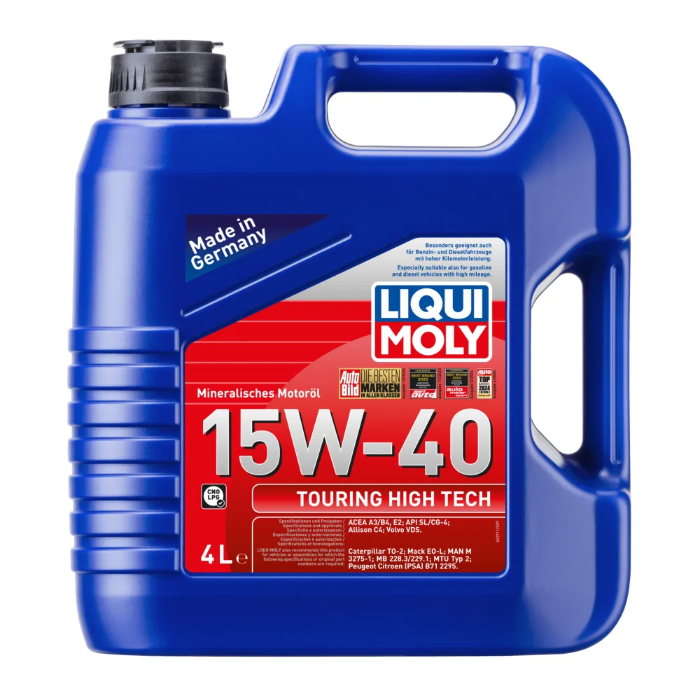 Aceite de Motor 15W40 Touring High Tech 4 L Liqui Moly