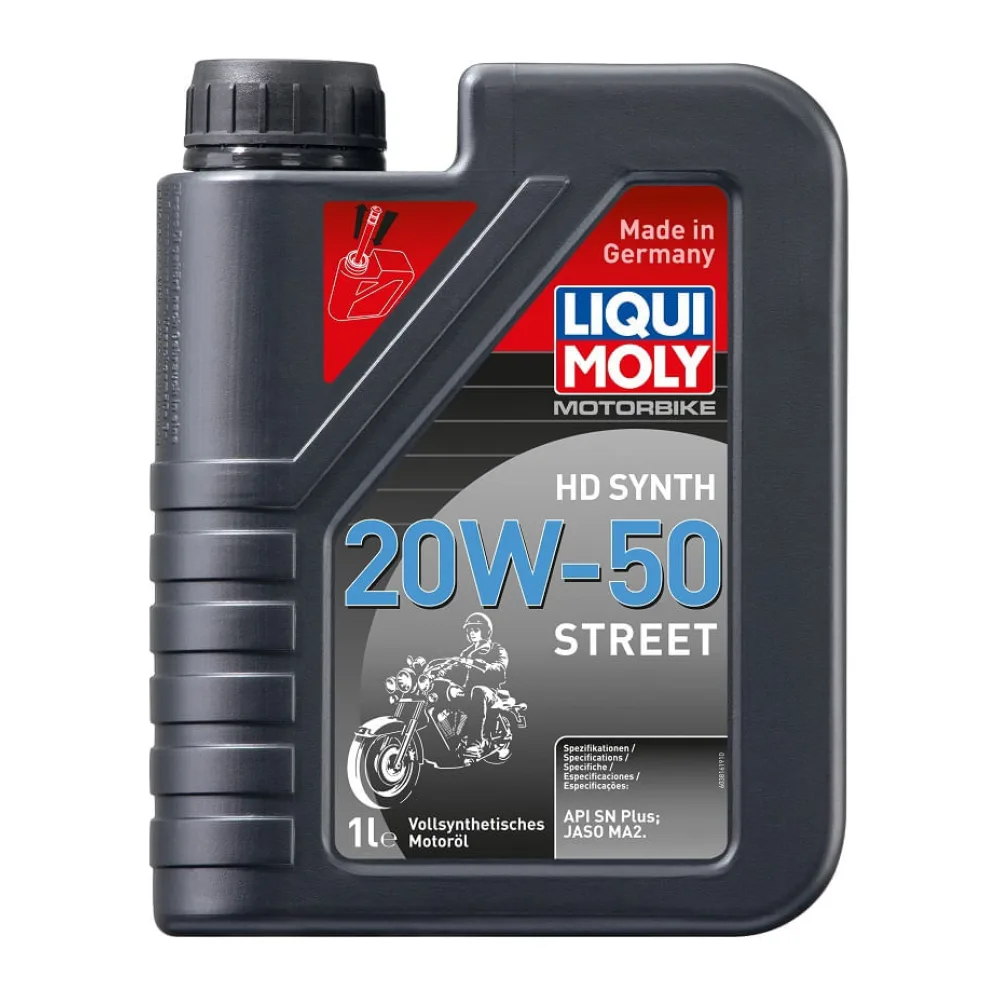 Aceite de Motor 20W50 Motorbike Hd Synth Street 1LT 1 L Liqui Moly
