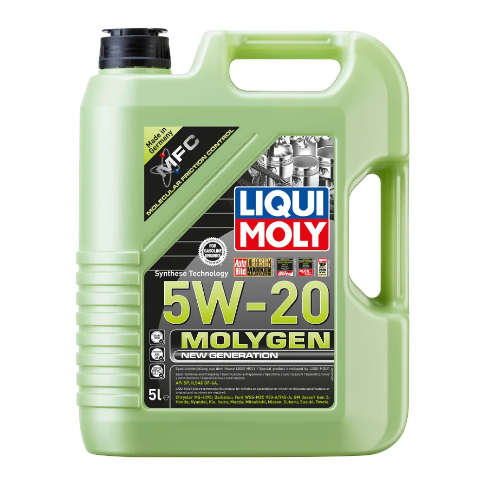 Aceite de Motor 5W20 Molygen New Generation 5 L Liqui Moly