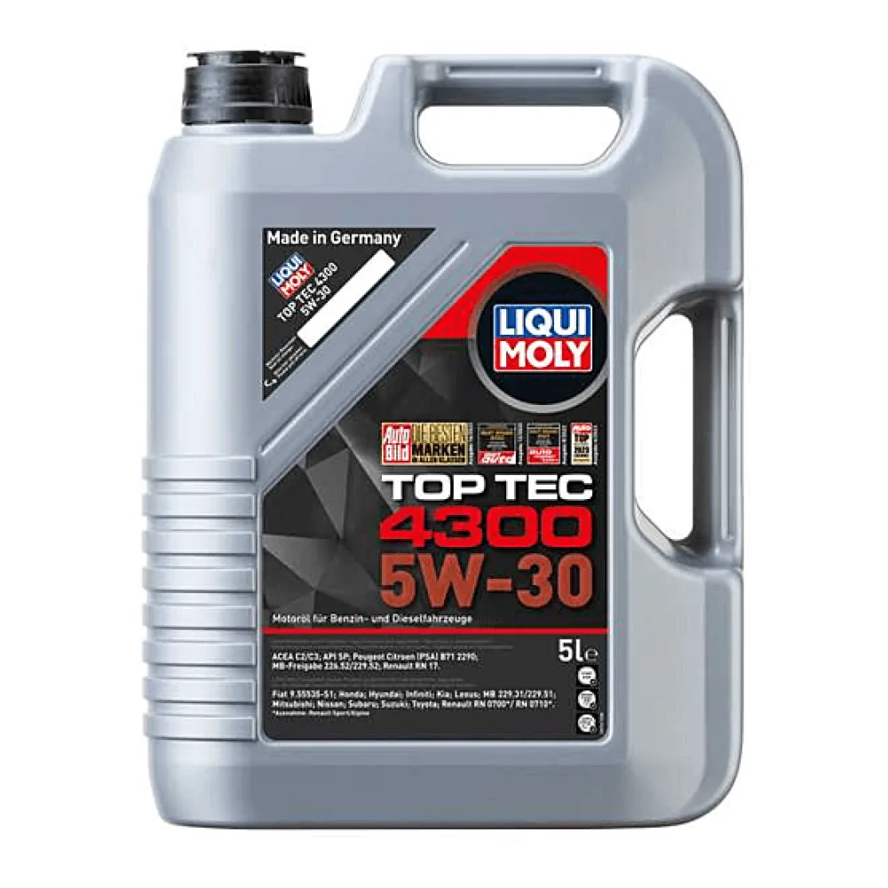 Aceite de Motor 5W30 Top Tec 4300 5 L Liqui Moly