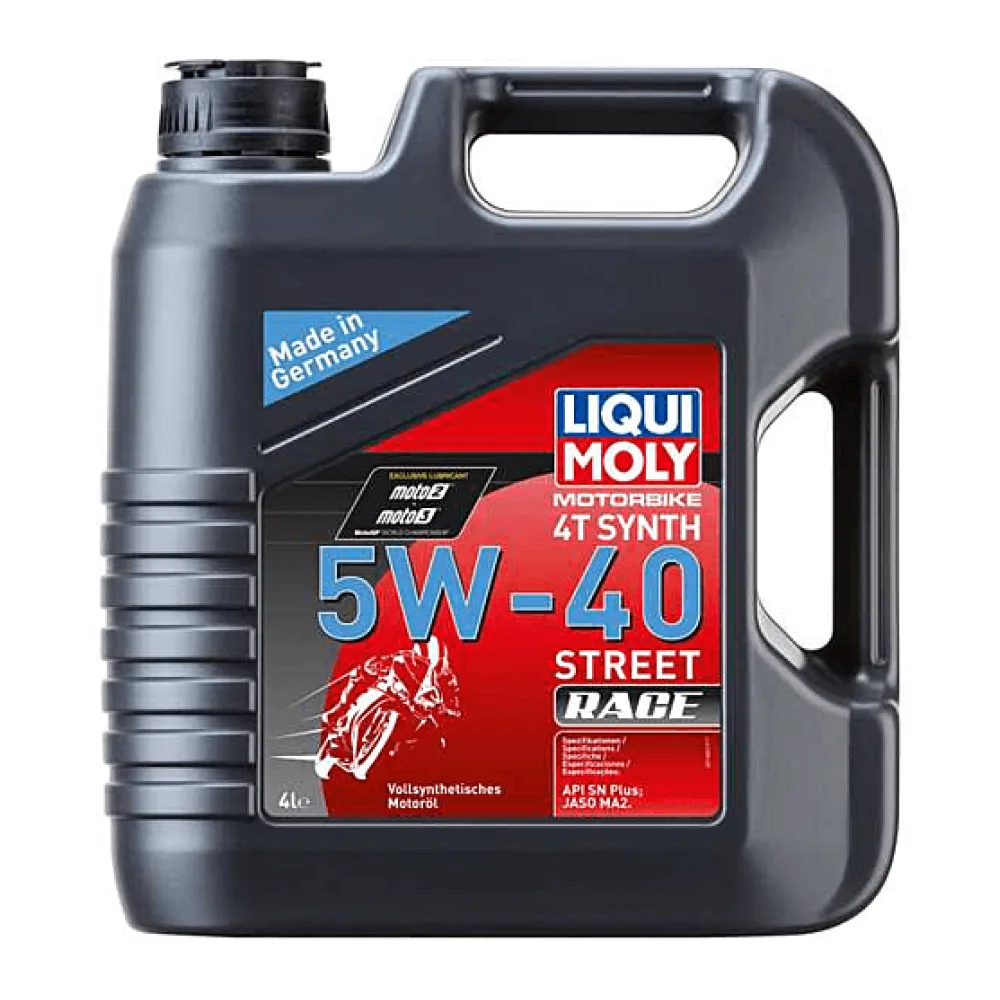 Aceite de Motor 5W40 Motorbike 4T Synth Street Race 4 L Liqui Moly