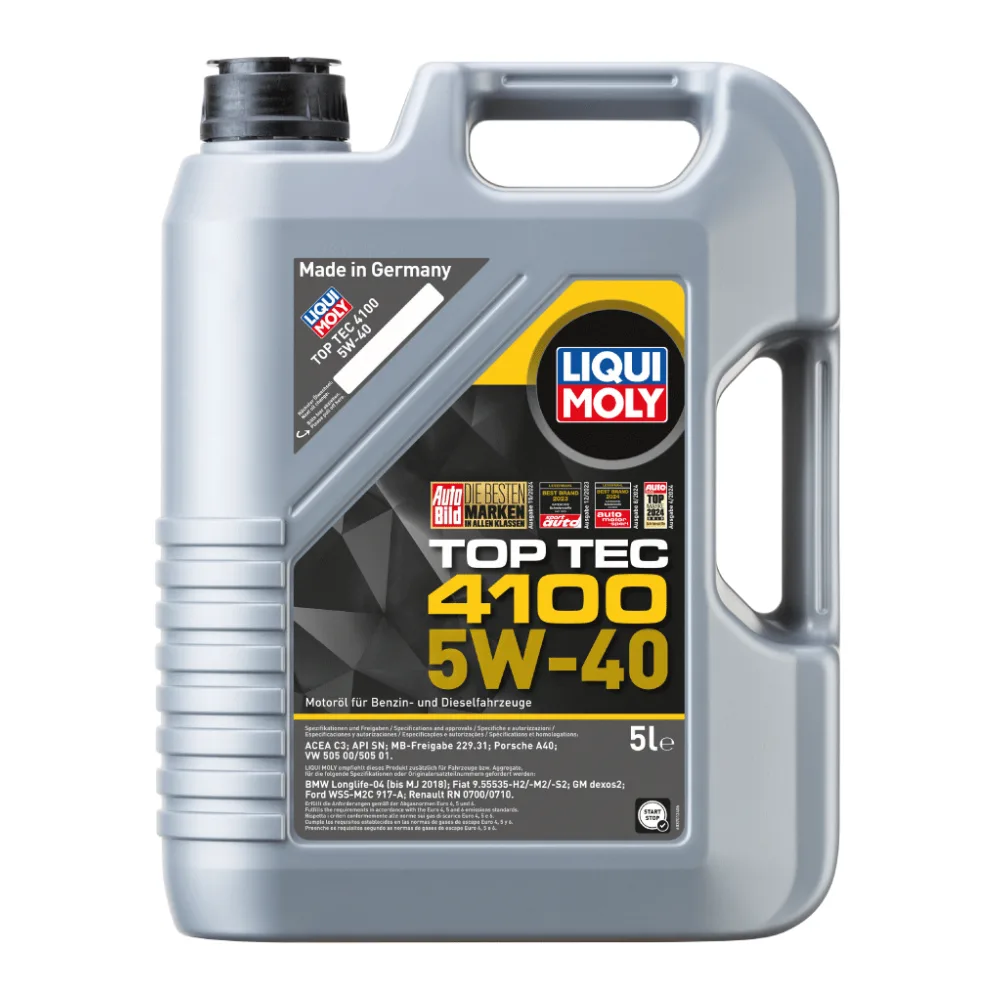 Aceite de Motor 5W40 Top Tec 4100 5 L Liqui Moly