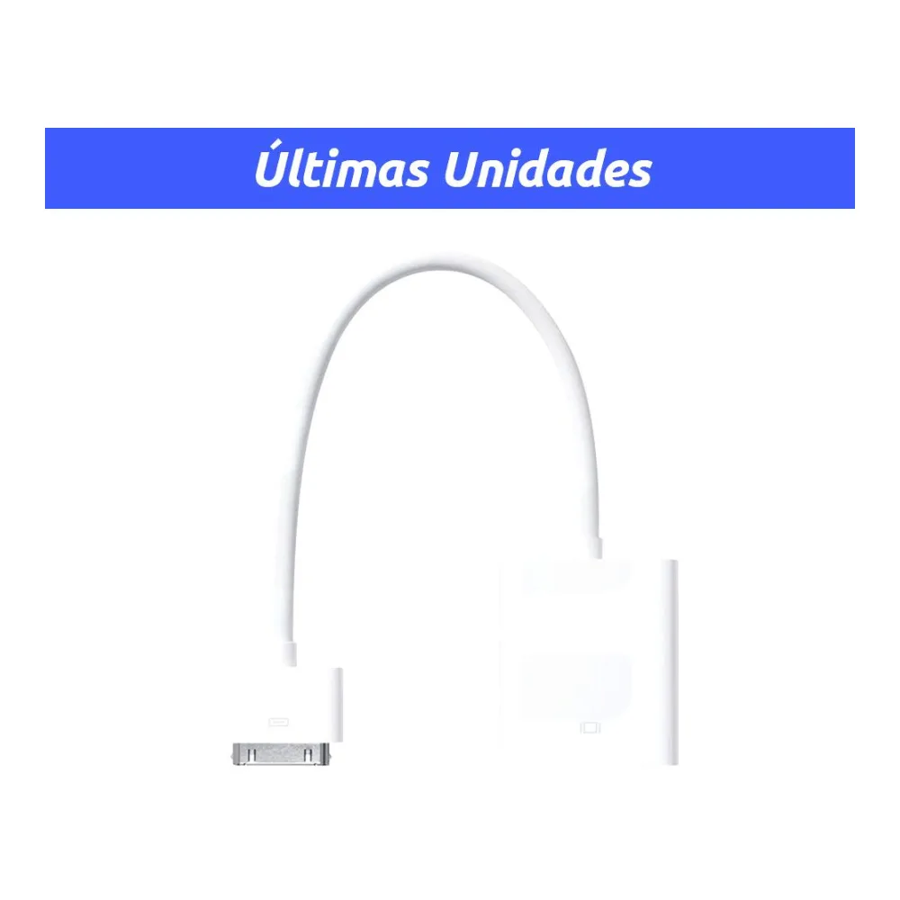 Adaptador 30 Pines a Vga MC552ZM/B Apple