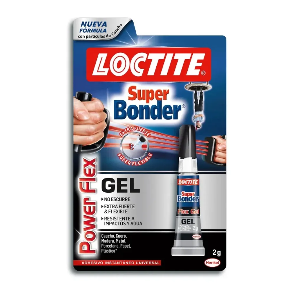 Adhesivo Loctite Super Bonder Power Gel 2GR