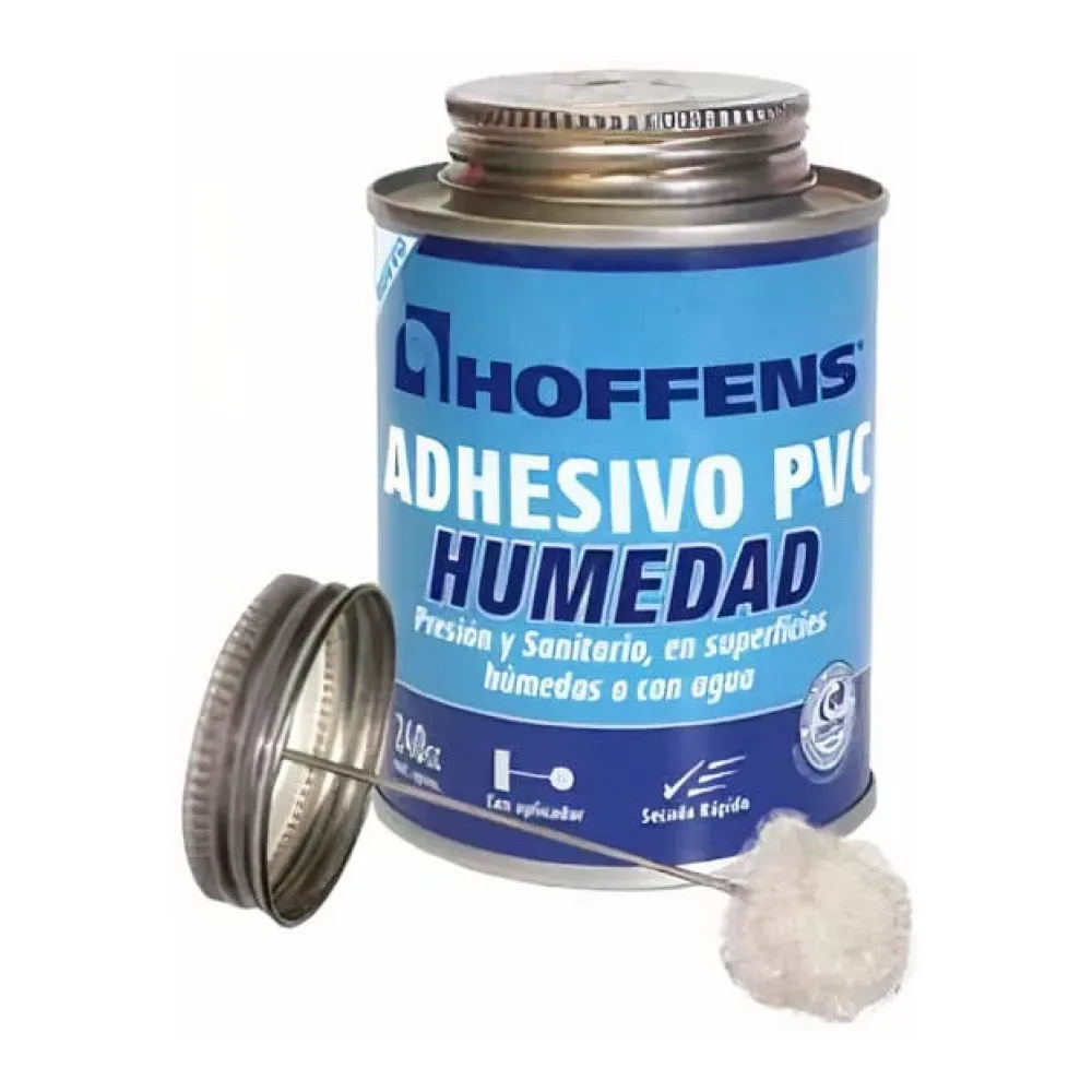 Adhesivo Pvc Humedad 240 Cc Hoffens