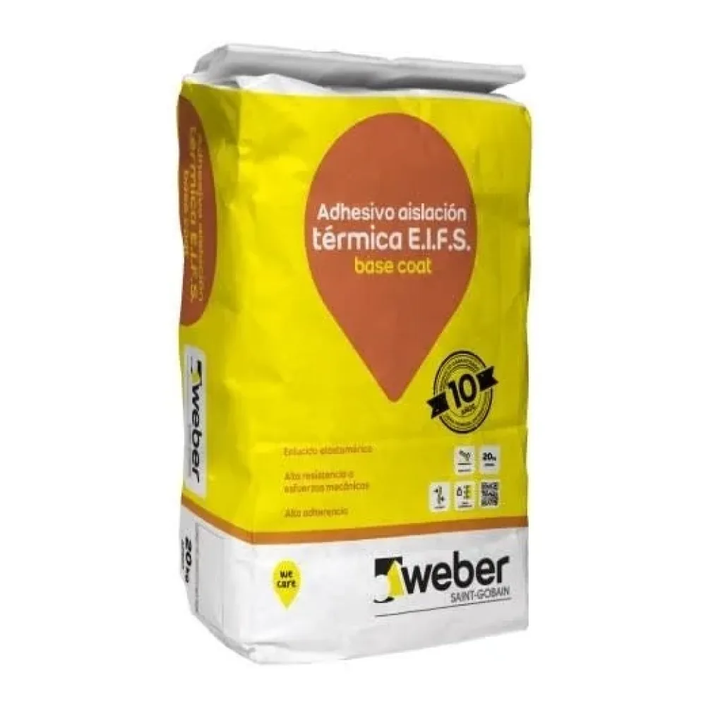 Adhesivo Weber Aislacion Termica Base Coat Saco 20 Kg Eifs Solcrom