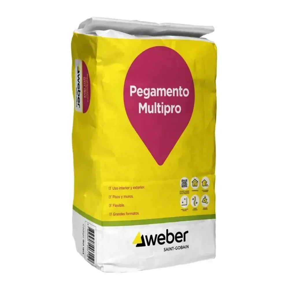 Adhesivo Weber Multipro SC-25 Kg
