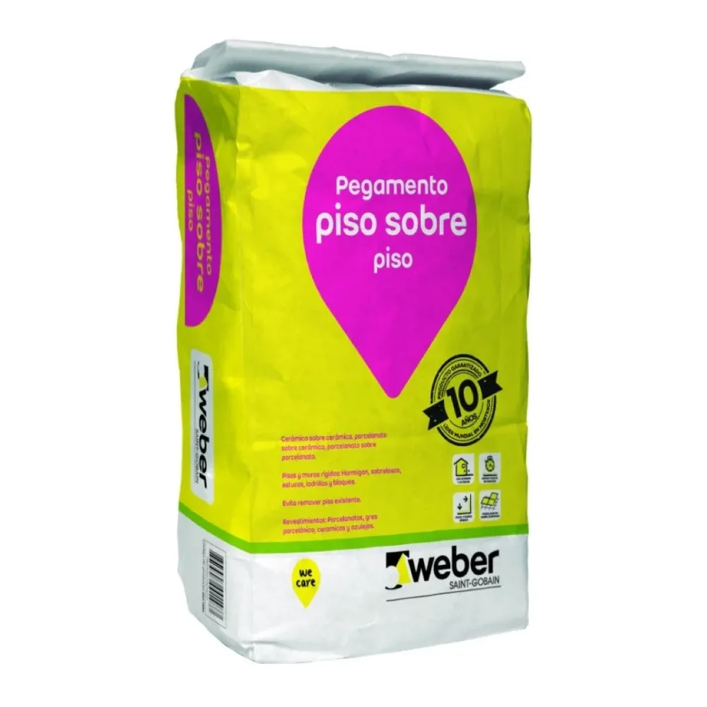 Adhesivo Weber Piso Sobre Piso SA-25 Kg Solcrom