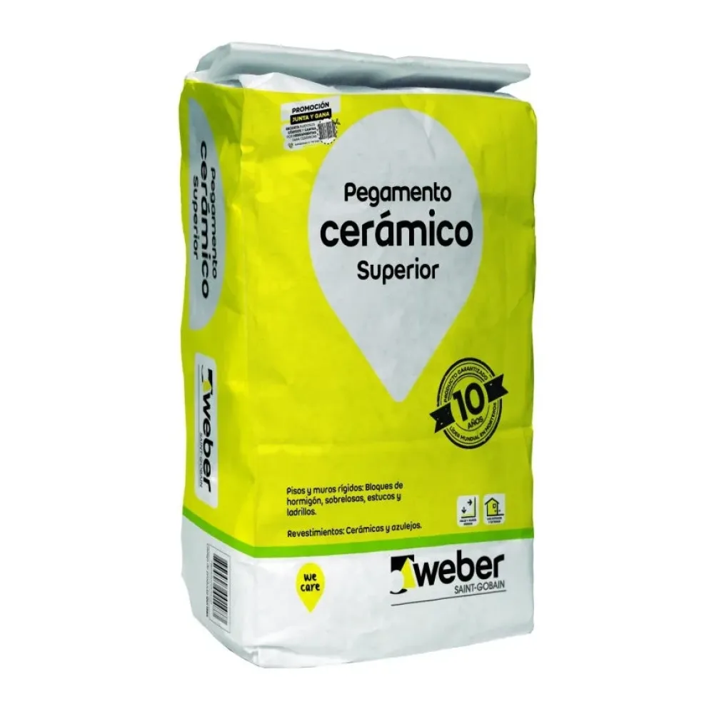 Adhesivo Weber Polvo Ceramico SA-25 Kg Solcrom