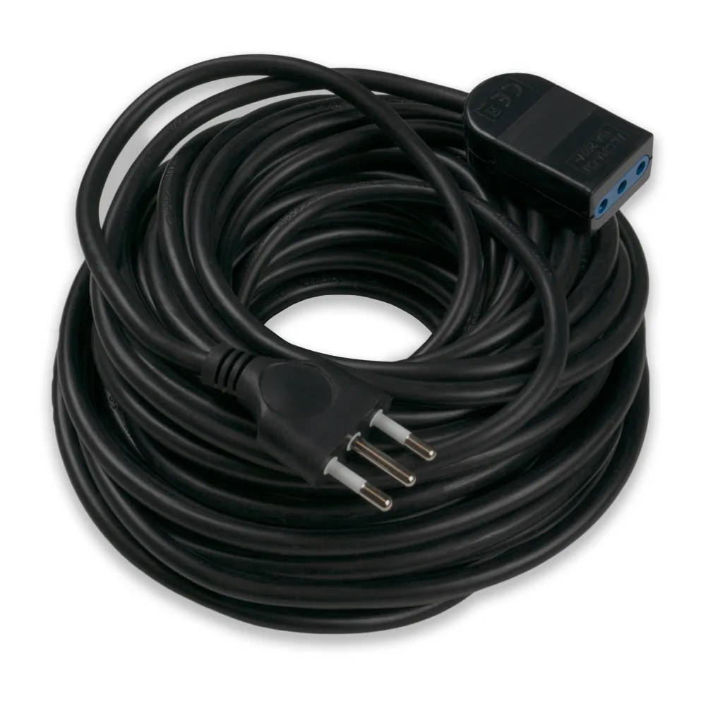 Alargador Simple 20 Mt Negro 56406434 Fnx
