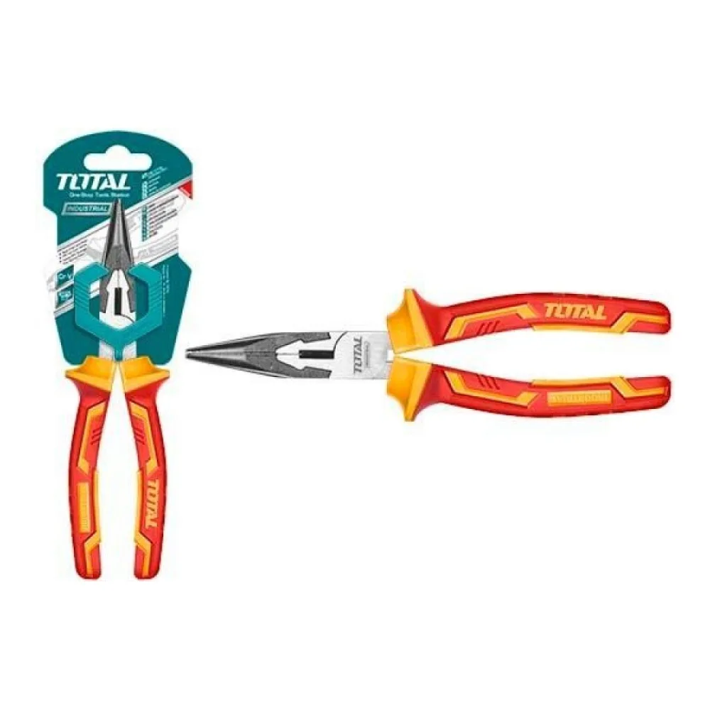Alicate Punta Larga Aislado 8" Total THTIP2381