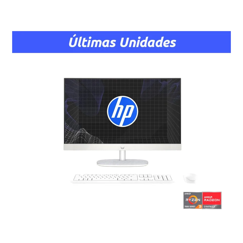 All In One 24-CR0232LA 23.8" Amd Ryzen 3-7320U 8GB Ram 512GB Ssd Windows 11 Home HP
