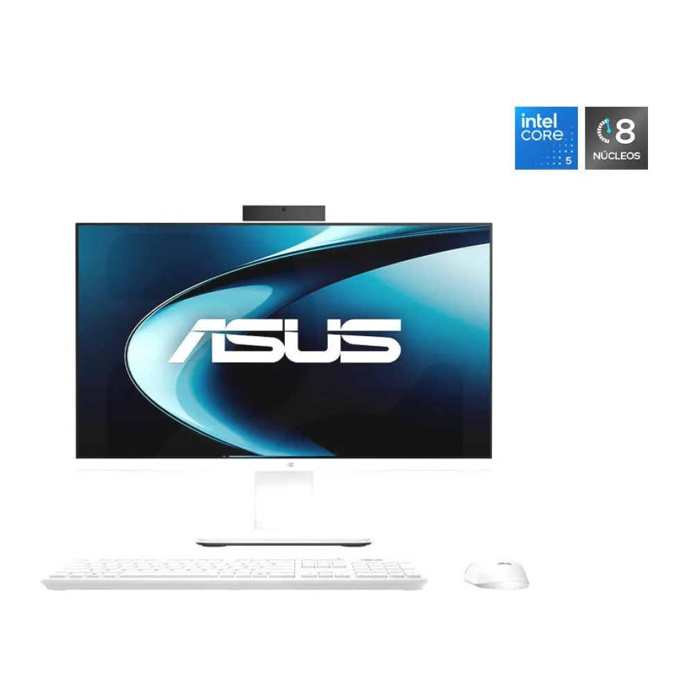 All In One V400 Intel Core 5-210H 23.8" Fhd Touch 75HZ 16GB 512GB Ssd Windows 11 Home Blanco V440VAT-WPD075W Asus