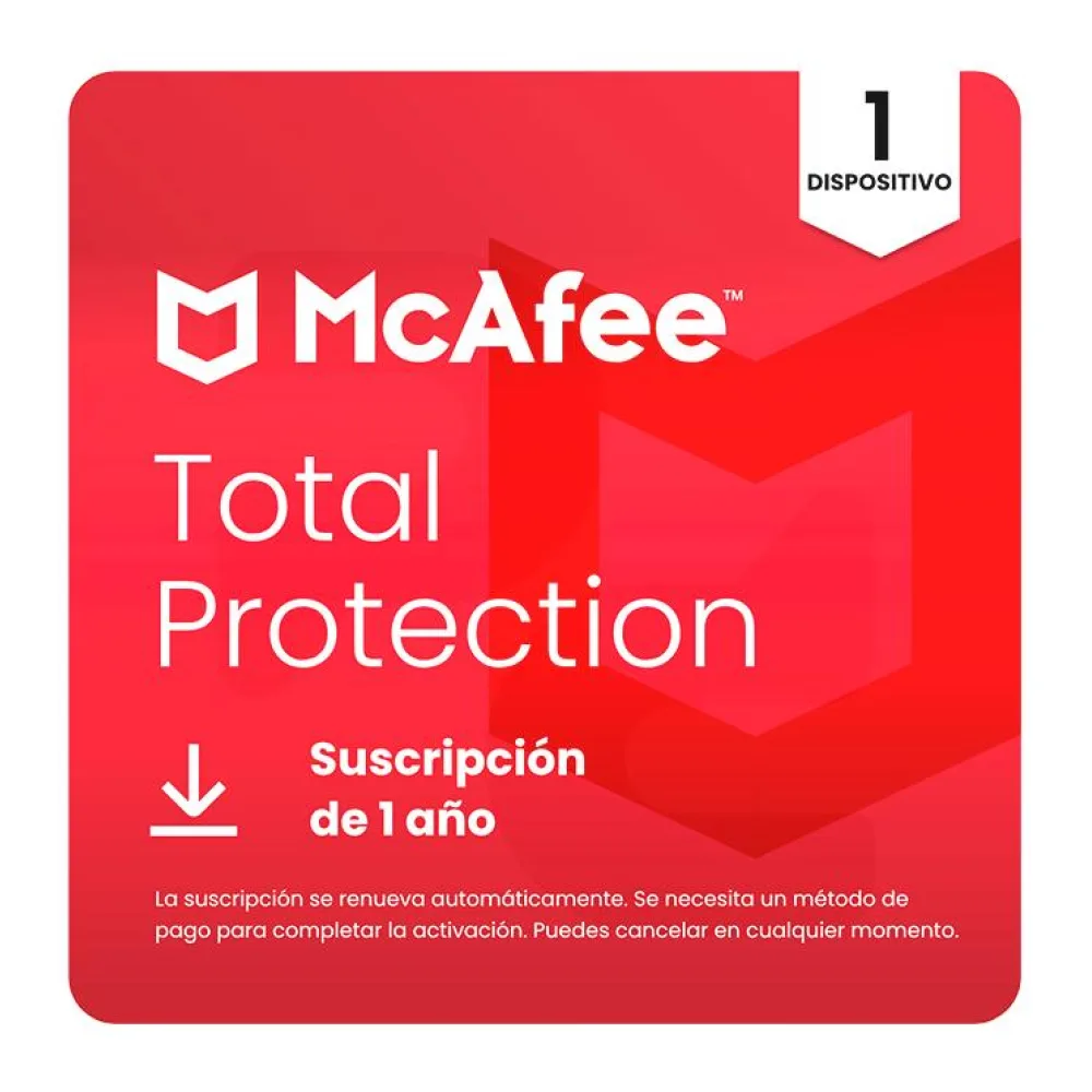 Antivirus Mcafee Total Protection 01 Dispositivo