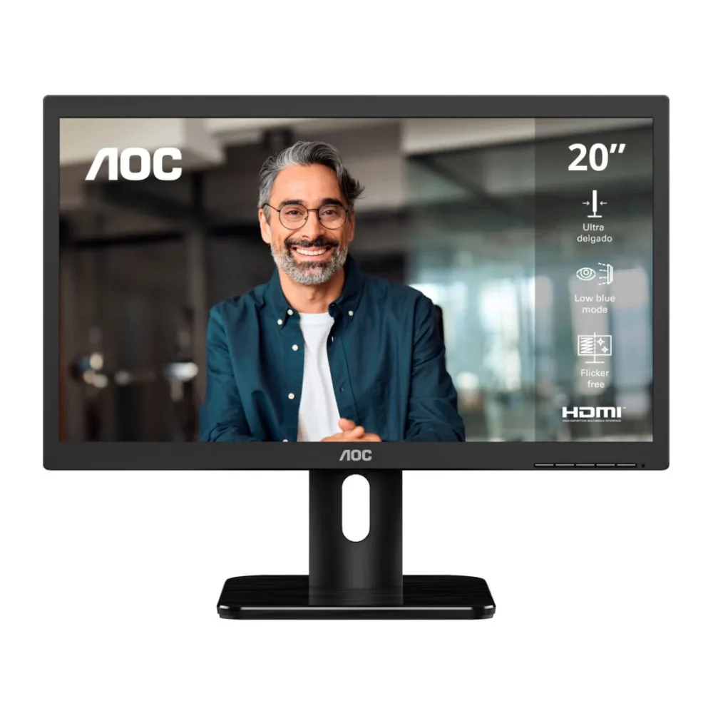 Aoc Monitor Led 19.5″ Pulgadas 20E1H