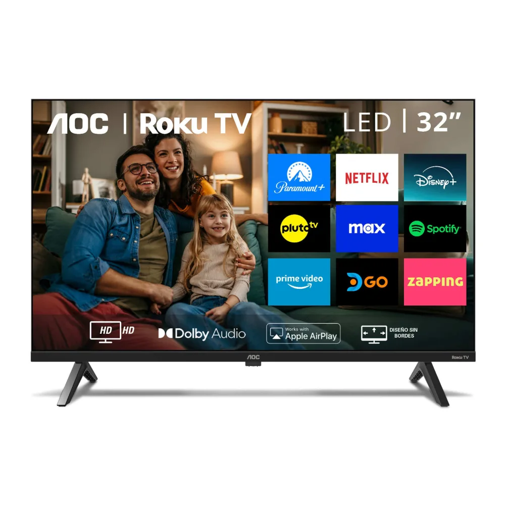Aoc Roku Tv Led 32” Hd Smart Tv 32S5045