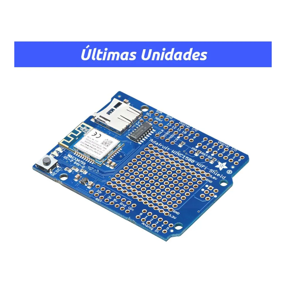 Arduino Shield - WINC1500 Wifi con Antena Pcb Adafruit
