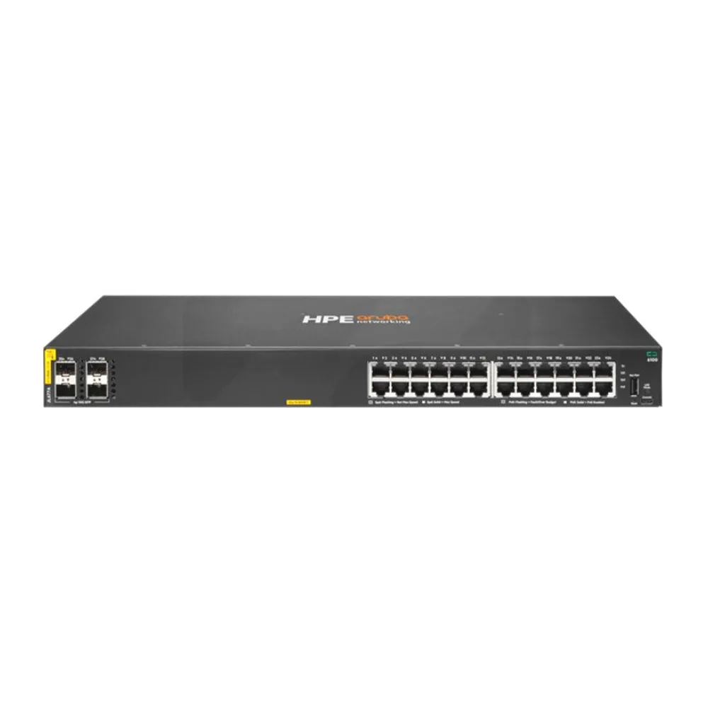 Aruba 6100 24G CL4 4SFP+ Stock Hewlett Packard Enterprise