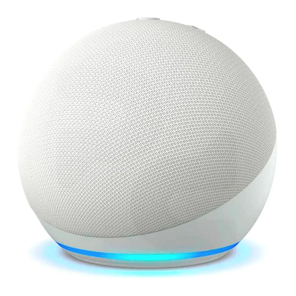 Asistente de Voz en Español Echo Dot Glacier White (5TA Generación) Amazon