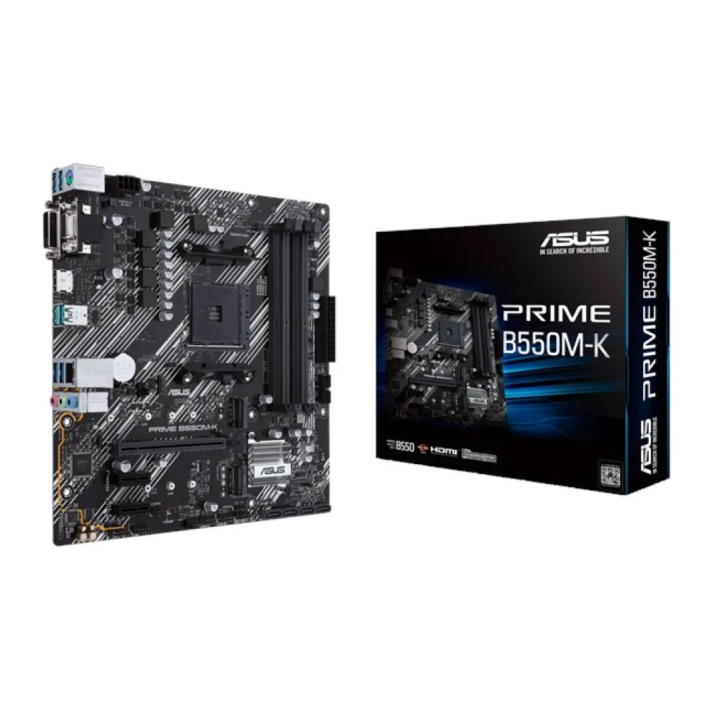 Asus Tarjeta Madre Atx Amd B550 Sata 6 Gbps DDR4 Prime B550M-K