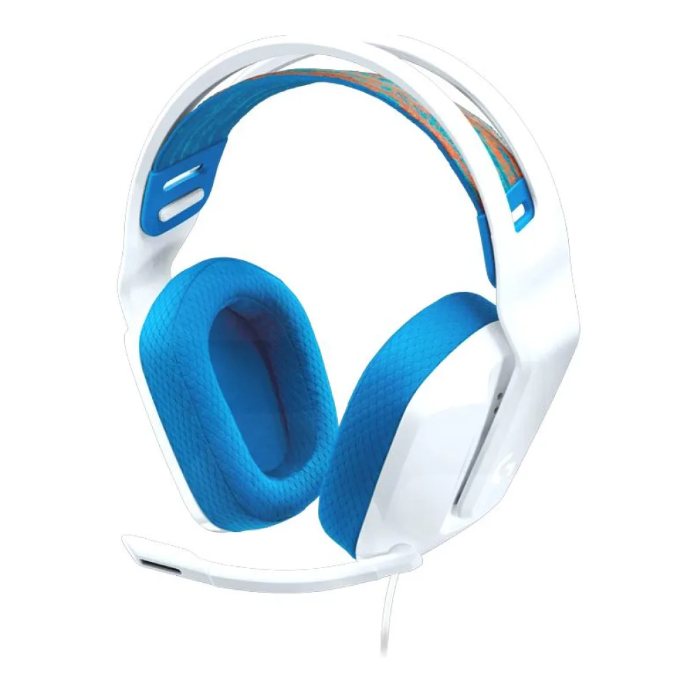 Audífono Gamer Logitech G335, Sonido Estéreo, Conexión 3.5MM, Blanco