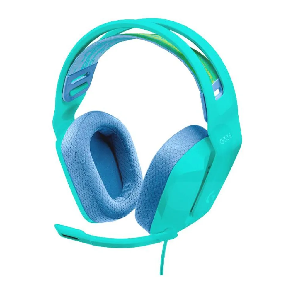Audífono Gamer Logitech G335, Sonido Estéreo, Conexión 3.5MM, Mint