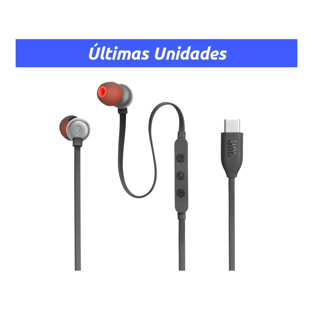 Audífono Jbl T310, Conexión Usb-c, Negro