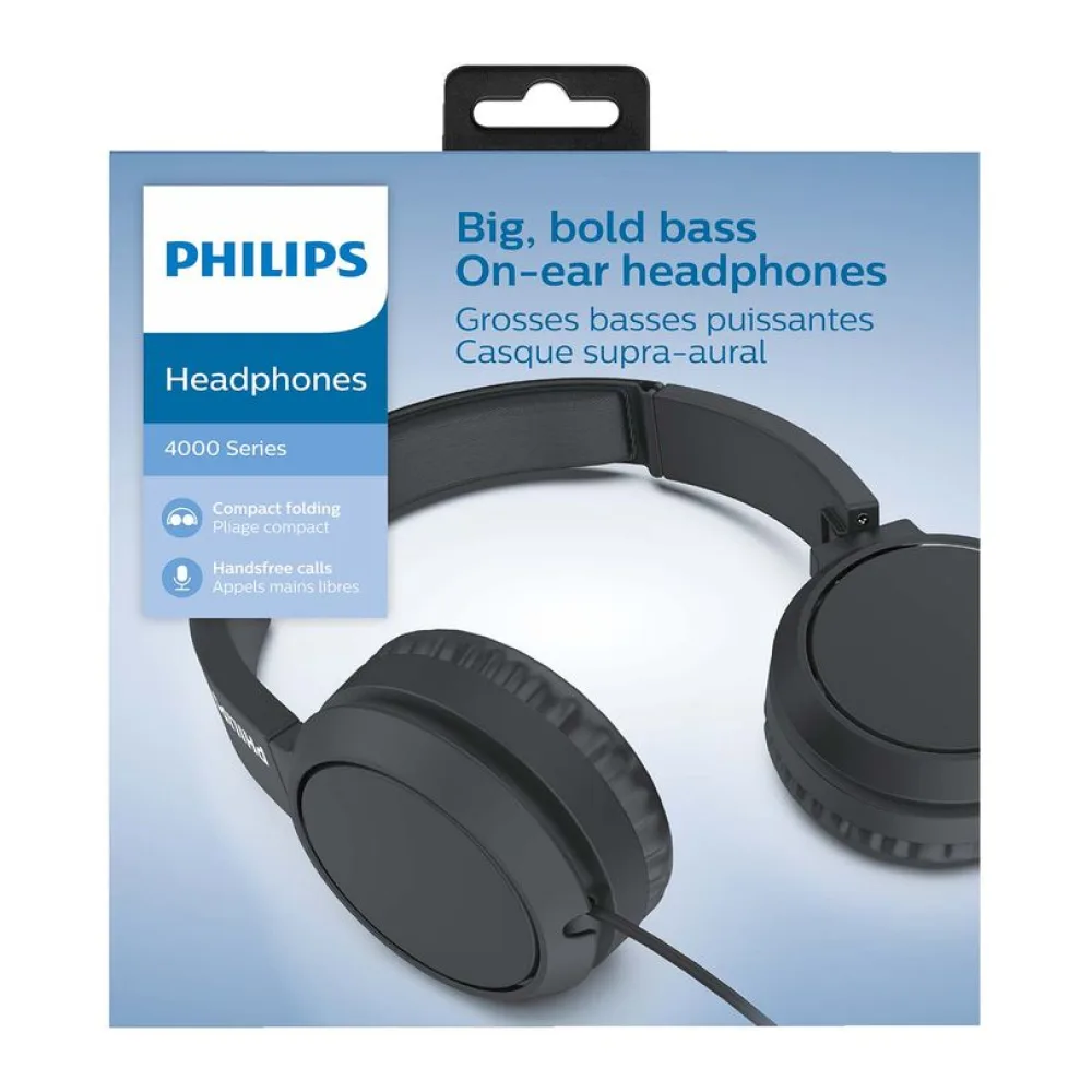 Audífono TAUH201BK/00 Alámbrico Manos Libres Philips
