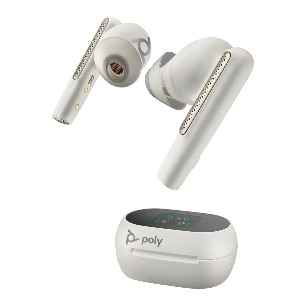 Audífonos Poly Voyager Blanco ARENA+BT700 Usb-a +case Cargador Touch