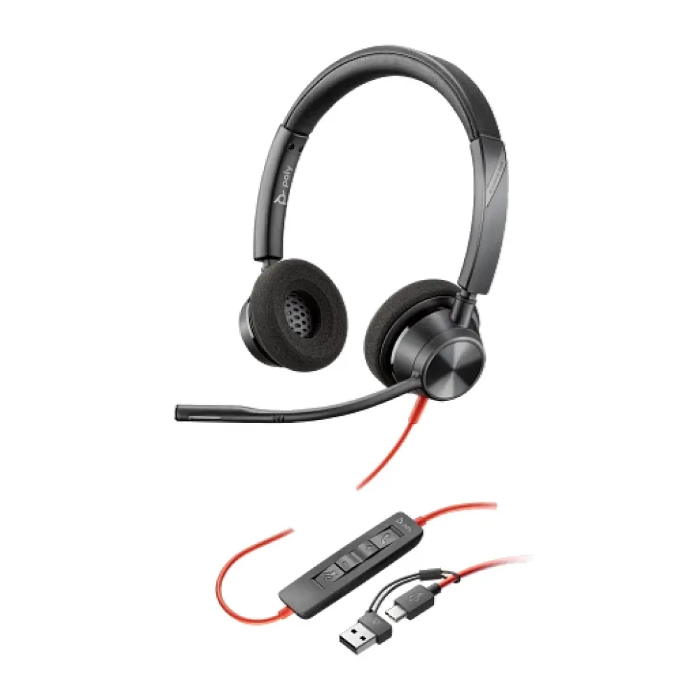 Auriculares Estéreo Usb-c Poly Blackwire 3320