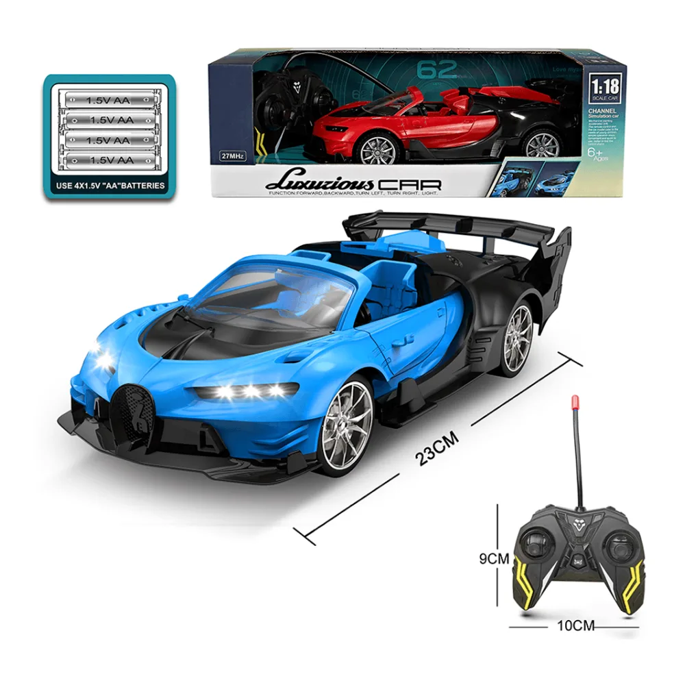 Auto Deportivo Control Remoto 31 X 15 Cms Nobel Toys