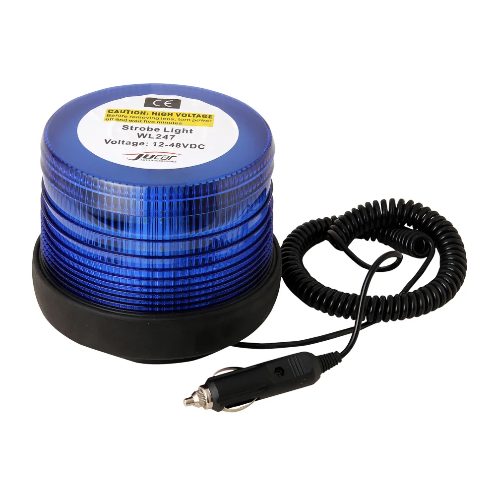 Baliza Magnetica C/ Plug WL-247 Azul 12/48 Volt Led Jucar