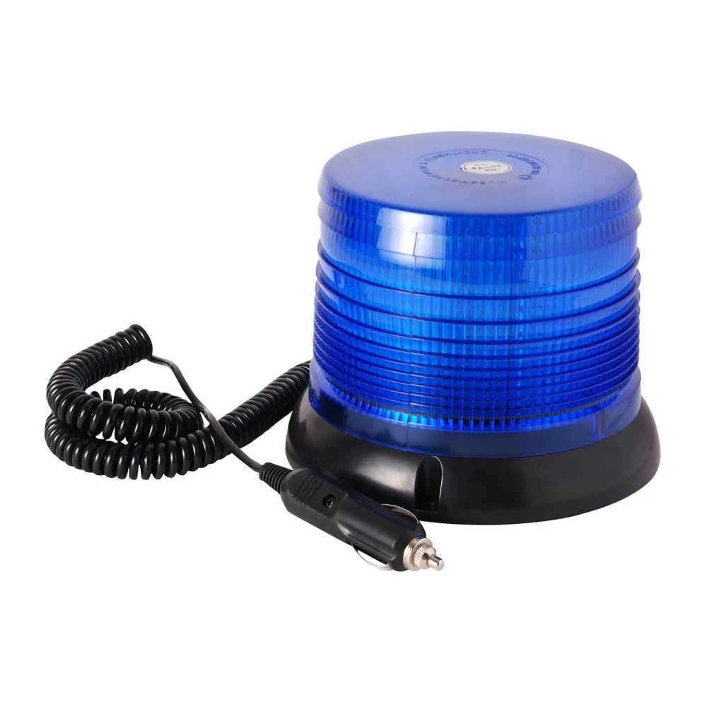 Baliza Magnetica C/ Plug WL-49 Azul 12/24 Volt Led