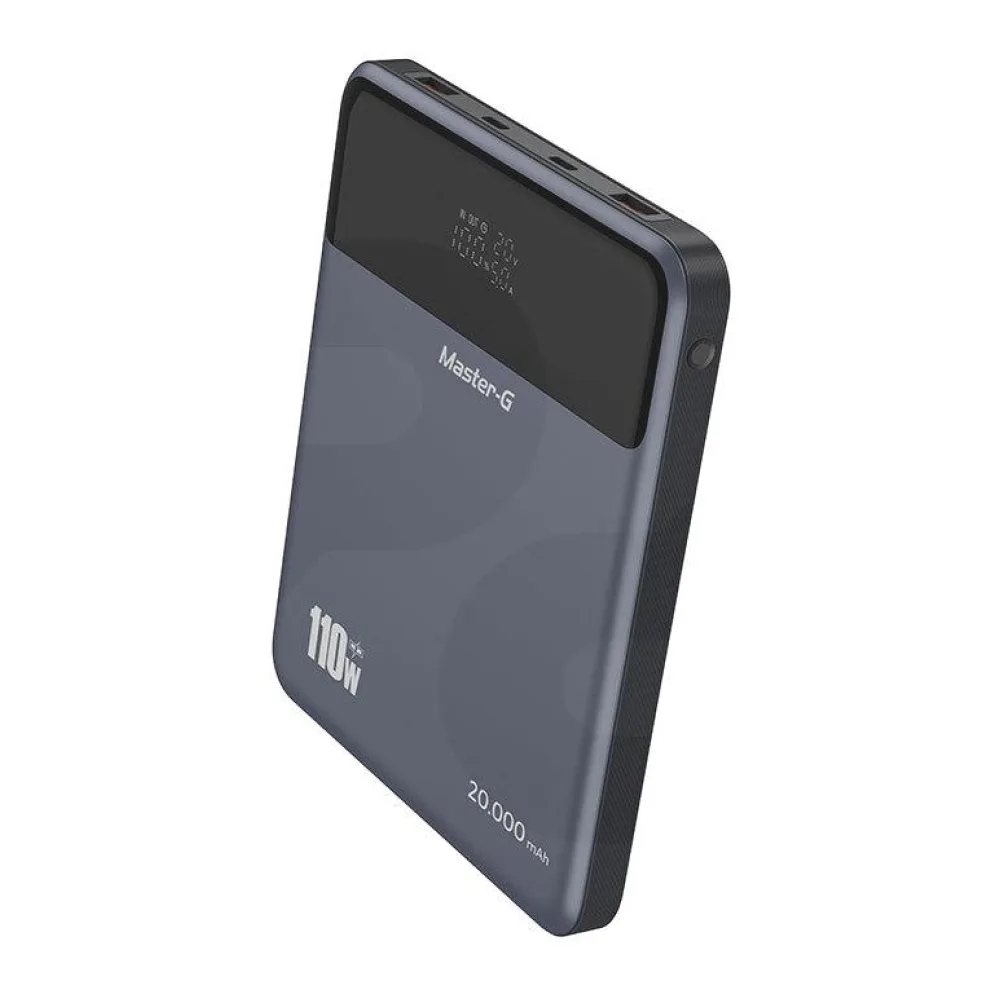 Bateria Externa Master G 110W 20.000 Mah Slim Power Delivery Gris (UCP20PD110SLIM)