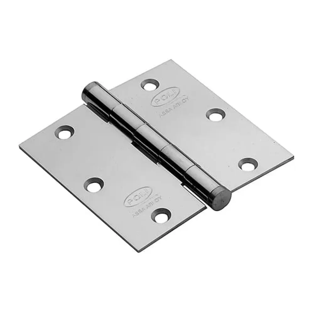 Bisagra de Acero 3.5 3.5 Niquel Satin (3 Unidades) Poli