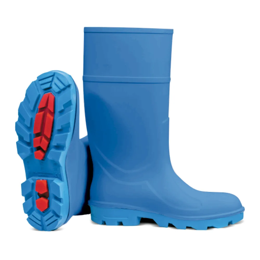 Bota Poliuretano Polly Boot Alfa C/pta Azul