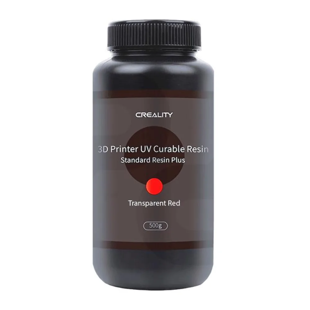 Botella de Resina Lcd Rojo Transparente para Impresión 3D 500G Creality